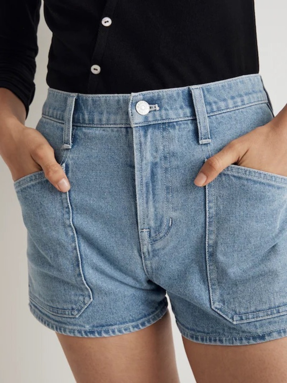 Madewell The Perfect Vintage Jean Short in Cardston Wash size 33